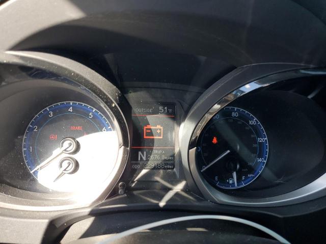 2T1BURHEXGC533197 - 2016 TOYOTA COROLLA L GRAY photo 9