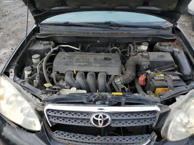 JTDBR32E470110780 - 2007 TOYOTA COROLLA CE BLACK photo 11