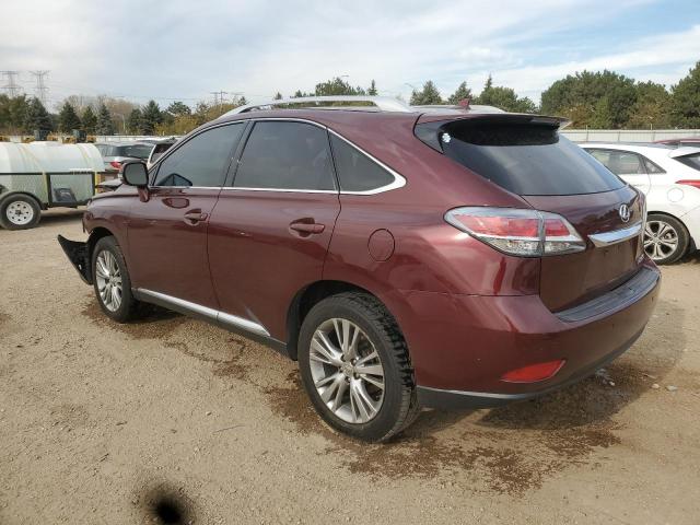 2T2BK1BA4DC206525 - 2013 LEXUS RX 350 BASE MAROON photo 2