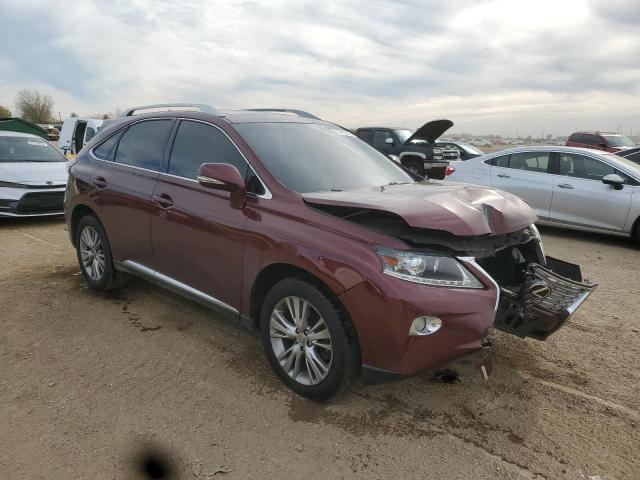 2T2BK1BA4DC206525 - 2013 LEXUS RX 350 BASE MAROON photo 4