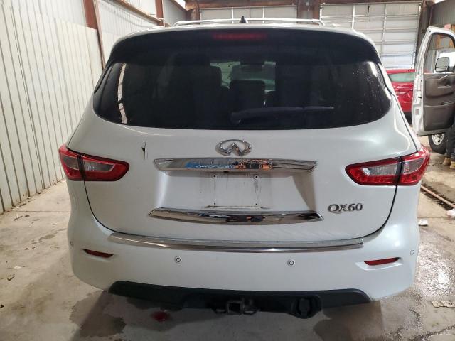 5N1AL0MM0EC529460 - 2014 INFINITI QX60 WHITE photo 6