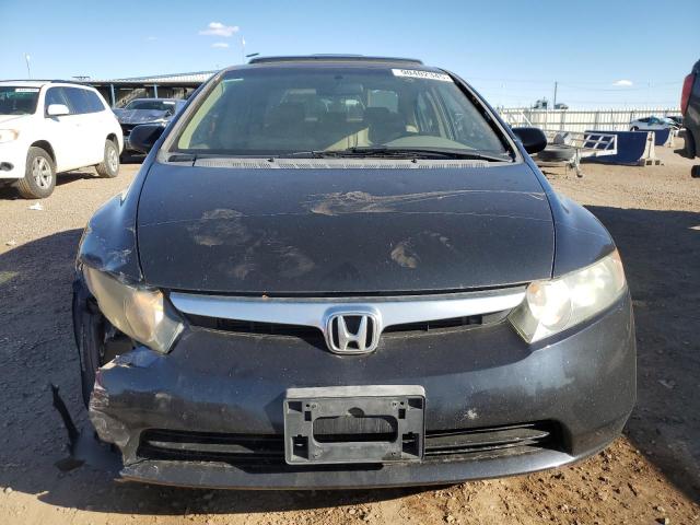 1HGFA16876L007126 - 2006 HONDA CIVIC EX BLACK photo 5