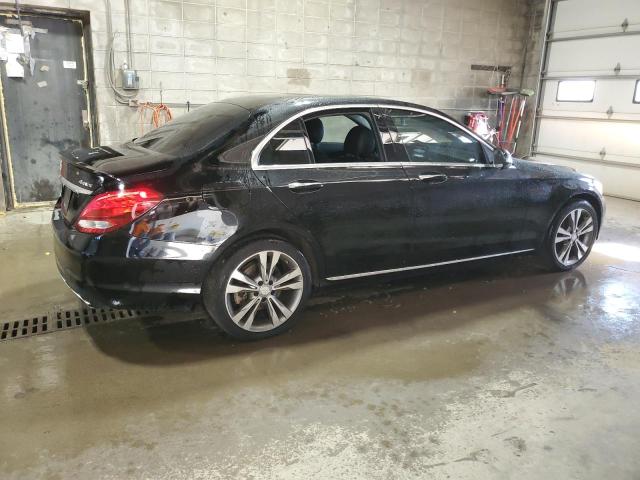 55SWF4KB6GU167424 - 2016 MERCEDES-BENZ C 300 4MATIC BLACK photo 3