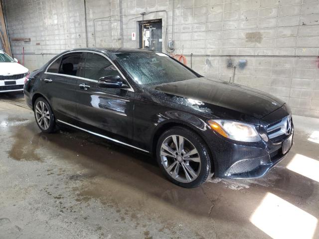 55SWF4KB6GU167424 - 2016 MERCEDES-BENZ C 300 4MATIC BLACK photo 4