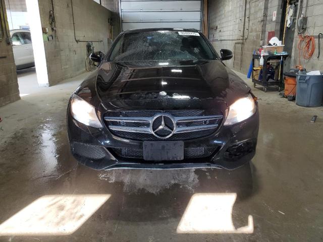 55SWF4KB6GU167424 - 2016 MERCEDES-BENZ C 300 4MATIC BLACK photo 5