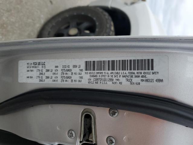 1C6RR7GM1GS112990 - 2016 RAM 1500 SLT SILVER photo 12