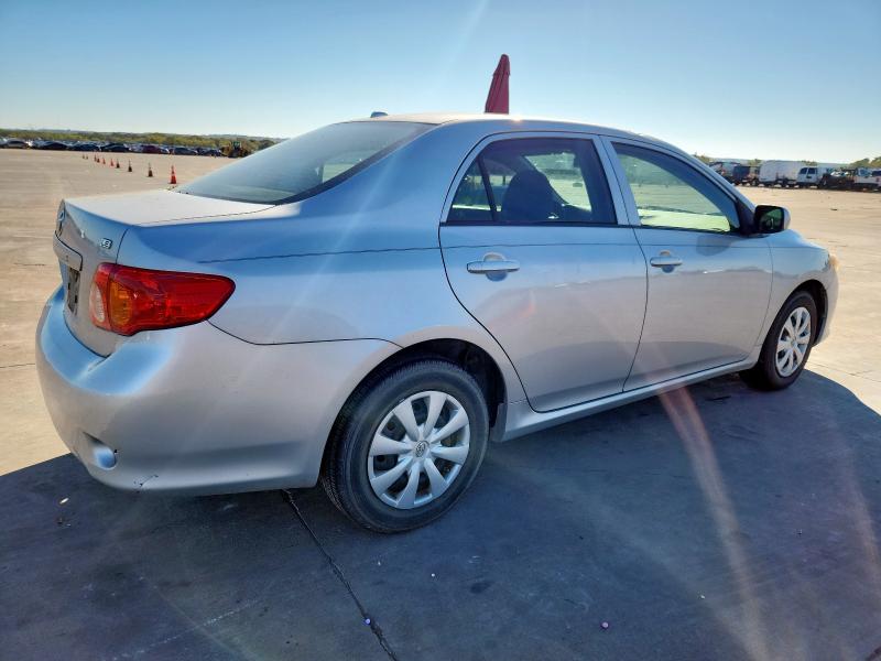 1NXBU4EE7AZ364298 - 2010 TOYOTA COROLLA BASE SILVER photo 3