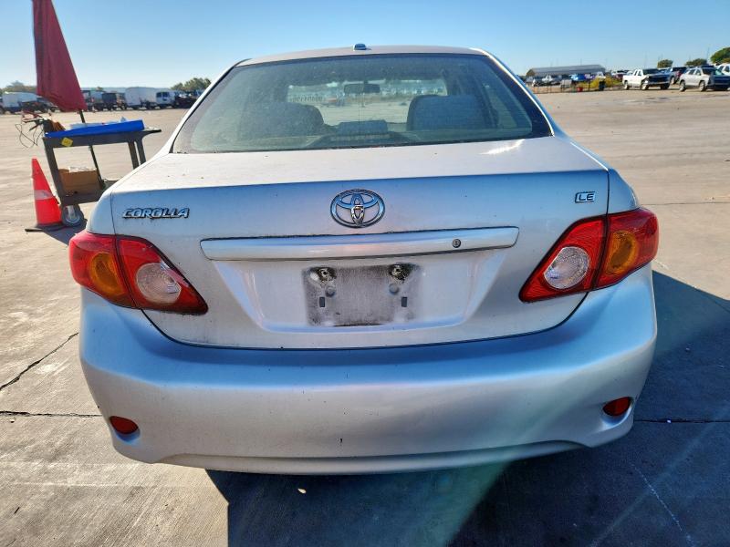 1NXBU4EE7AZ364298 - 2010 TOYOTA COROLLA BASE SILVER photo 6