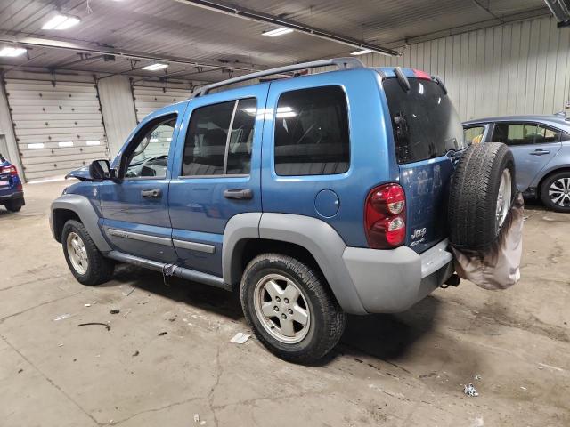 1J4GL48K35W715937 - 2005 JEEP LIBERTY SPORT Mavi foto 2