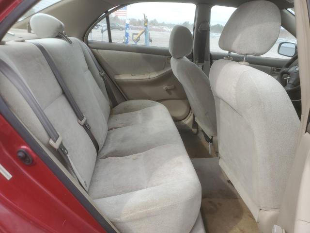 2T1BR32E43C094340 - 2003 TOYOTA COROLLA CE RED photo 10