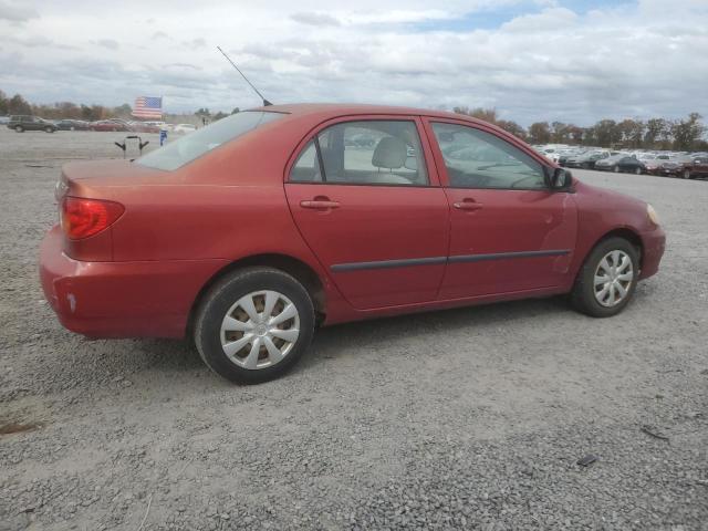 2T1BR32E43C094340 - 2003 TOYOTA COROLLA CE RED photo 3