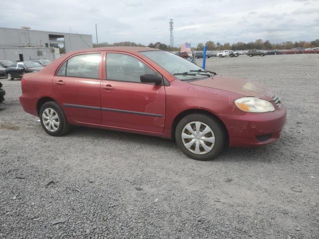 2T1BR32E43C094340 - 2003 TOYOTA COROLLA CE RED photo 4