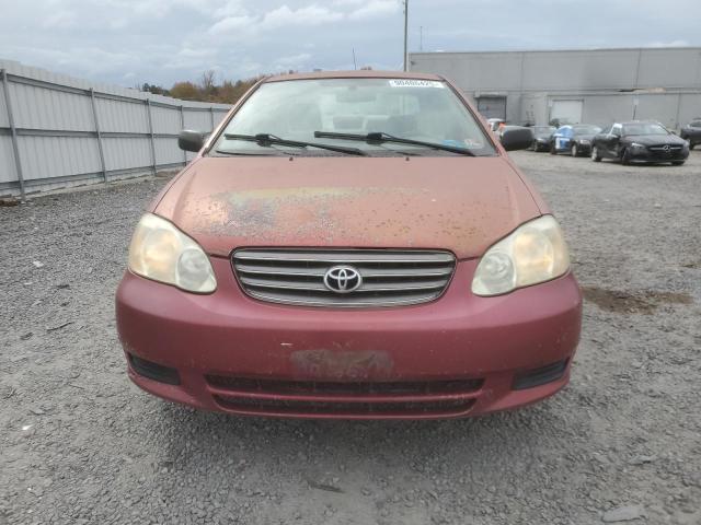 2T1BR32E43C094340 - 2003 TOYOTA COROLLA CE RED photo 5