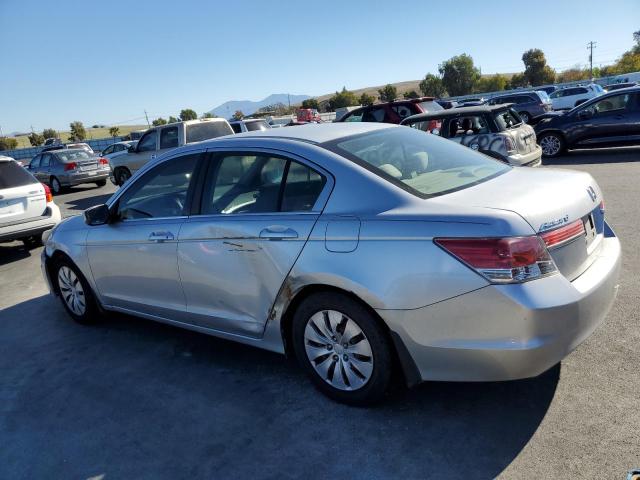 1HGCP2F35CA205304 - 2012 HONDA ACCORD LX SILVER photo 2