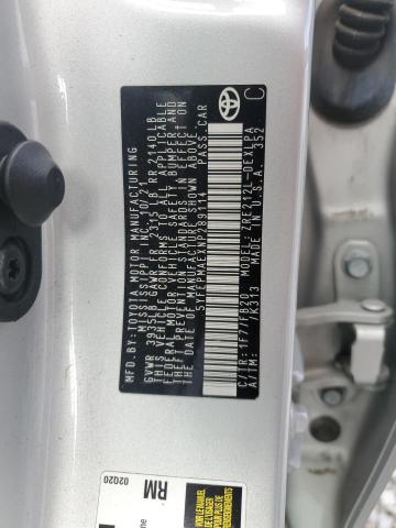 5YFEPMAEXNP289114 - 2022 TOYOTA COROLLA LE SILVER photo 13