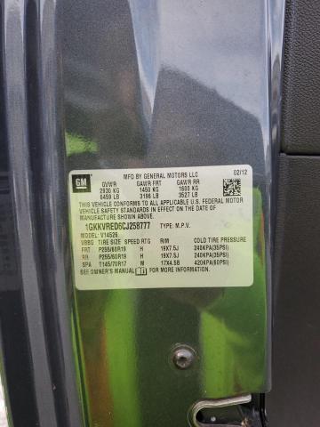 1GKKVRED6CJ258777 - 2012 GMC ACADIA SLT-1 GRAY photo 13