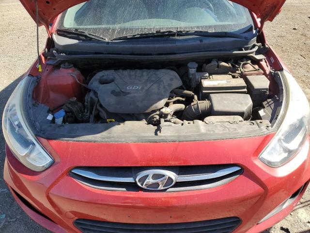 KMHCT4AEXFU818757 - 2015 HYUNDAI ACCENT GLS 红色 照片 11
