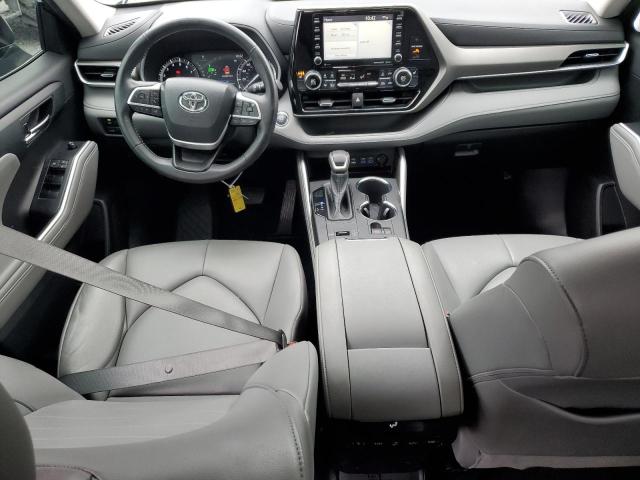 5TDGZRAH6NS122637 - 2022 TOYOTA HIGHLANDER XLE Graphite photo 8