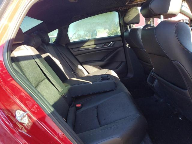 1HGCV1F31NA800525 - 2022 HONDA ACCORD SPORT წითელი ფოტო 10