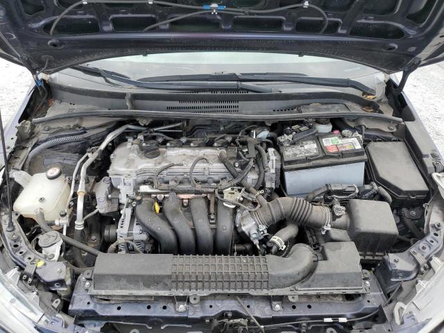 5YFEPMAEXNP344211 - 2022 TOYOTA COROLLA LE BLACK photo 11