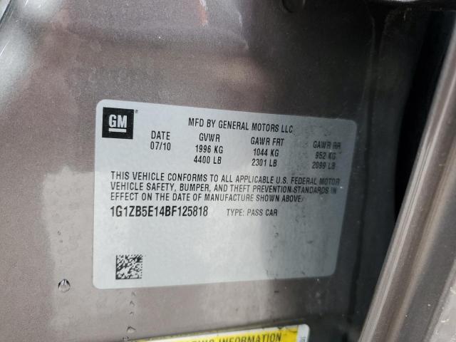 1G1ZB5E14BF125818 - 2011 CHEVROLET MALIBU LS بني صورة 13