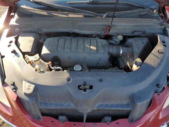 5GAKVCED0CJ356844 - 2012 BUICK ENCLAVE RED photo 12