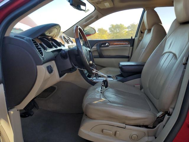 5GAKVCED0CJ356844 - 2012 BUICK ENCLAVE RED photo 7