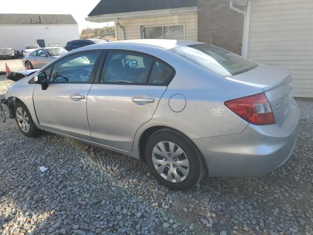 19XFB2F53CE049272 - 2012 HONDA CIVIC LX Srebrny zdjęcie 2