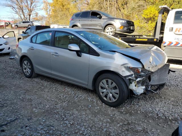 19XFB2F53CE049272 - 2012 HONDA CIVIC LX Srebrny zdjęcie 4