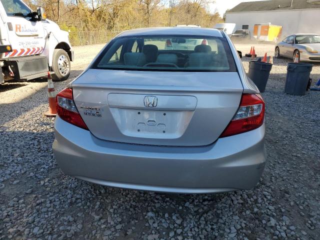 19XFB2F53CE049272 - 2012 HONDA CIVIC LX Srebrny zdjęcie 6