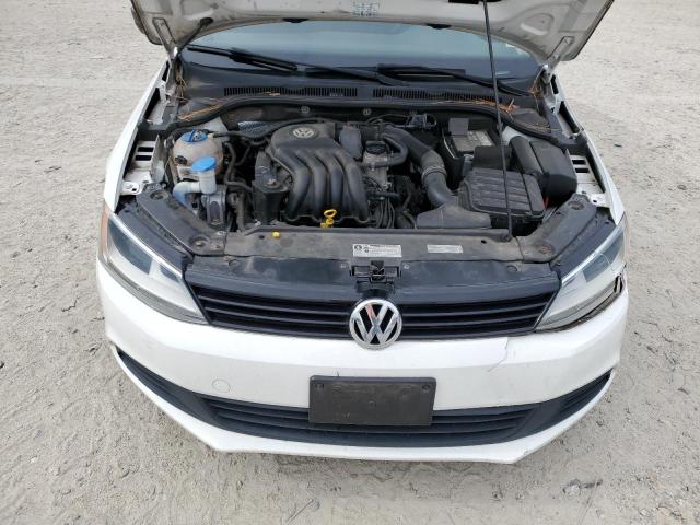 3VW2K7AJ5EM227706 - 2014 VOLKSWAGEN JETTA BASE WHITE photo 11