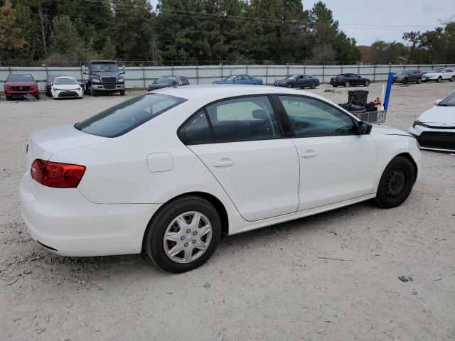 3VW2K7AJ5EM227706 - 2014 VOLKSWAGEN JETTA BASE WHITE photo 3