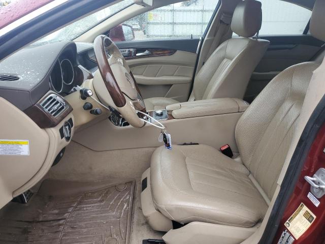 WDDLJ7DB0DA073535 - 2013 MERCEDES-BENZ CLS 550 ბურგუნდია ფოტო 7