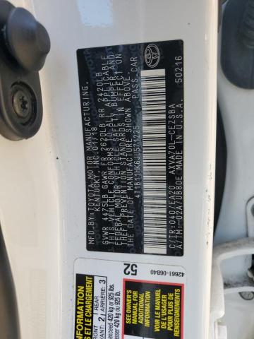 4T1B11HK6JU571225 - 2018 TOYOTA CAMRY L 白色 照片 12