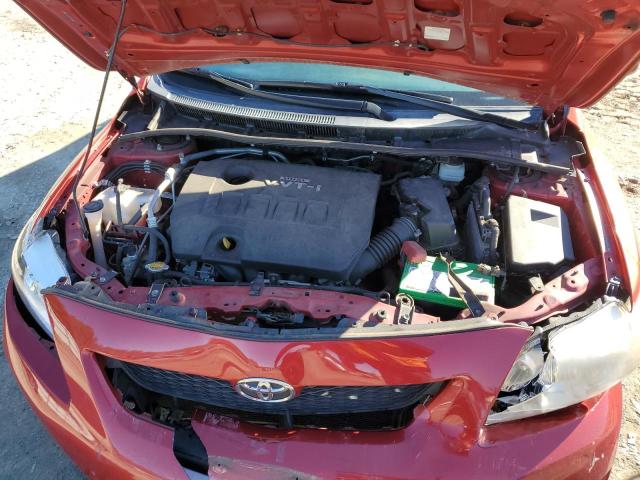JTDBU4EEXA9118837 - 2010 TOYOTA COROLLA BASE BURGUNDY photo 11