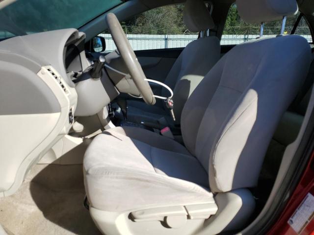 JTDBU4EEXA9118837 - 2010 TOYOTA COROLLA BASE BURGUNDY photo 7