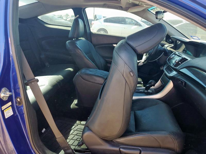 1HGCT1B82DA021723 - 2013 HONDA ACCORD EXL BLUE photo 10