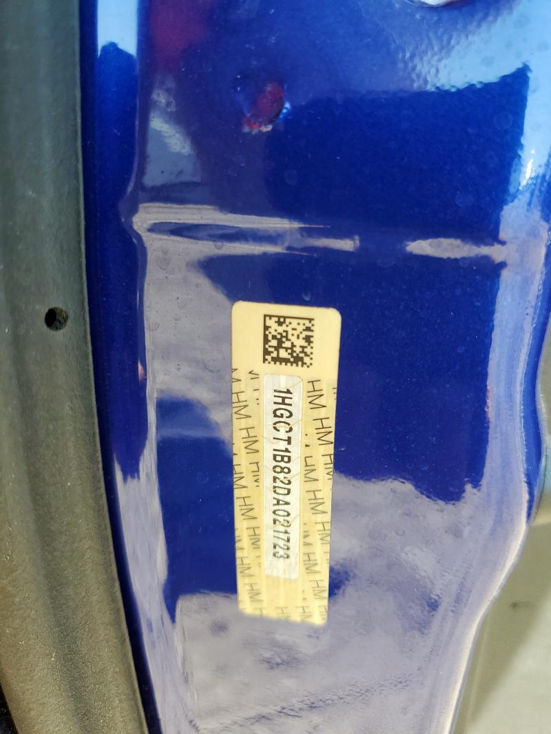 1HGCT1B82DA021723 - 2013 HONDA ACCORD EXL BLUE photo 12