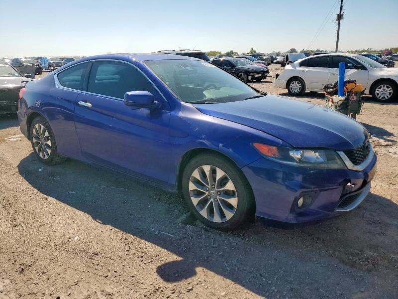 1HGCT1B82DA021723 - 2013 HONDA ACCORD EXL BLUE photo 4