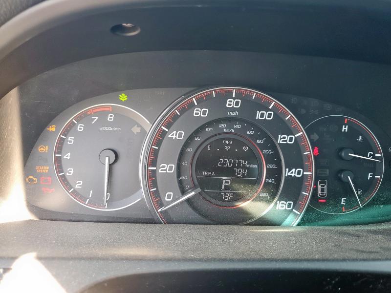 1HGCT1B82DA021723 - 2013 HONDA ACCORD EXL BLUE photo 9