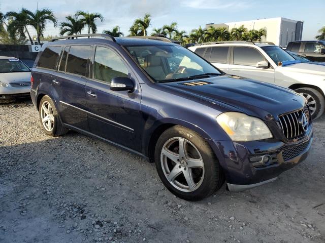 4JGBF71E97A204810 - 2007 MERCEDES-BENZ GL 450 4MATIC BLUE photo 4