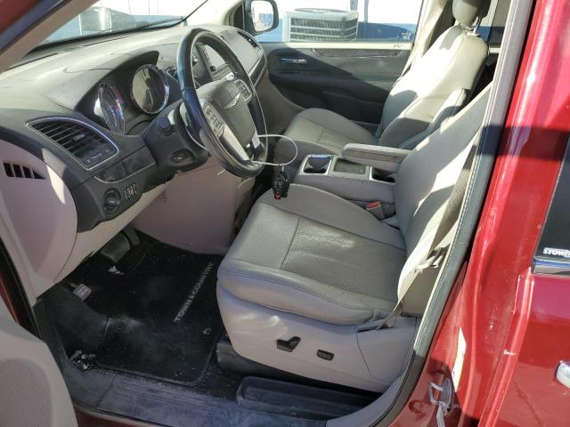 2C4RC1CGXDR818859 - 2013 CHRYSLER TOWN & COU TOURING L RED photo 7