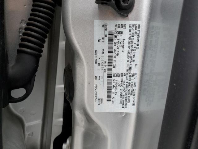 1FADP5CU2GL119434 - 2016 FORD C-MAX PREMIUM SEL SILVER photo 12