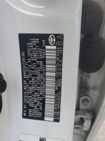 5YFBURHE5HP727931 - 2017 TOYOTA COROLLA L თეთრი ფოტო 12