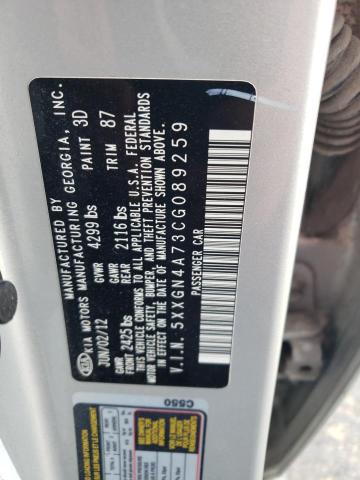 5XXGN4A73CG089259 - 2012 KIA OPTIMA EX SILVER photo 13