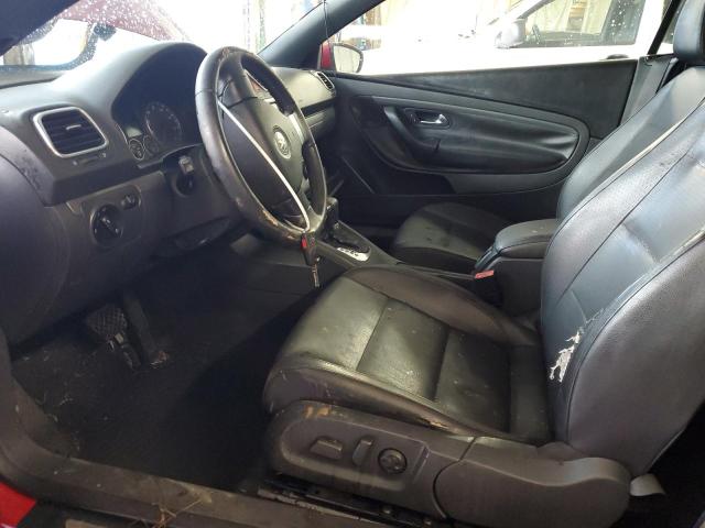 WVWBA71F19V006990 - 2009 VOLKSWAGEN EOS TURBO RED photo 7