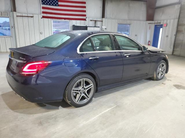 55SWF8EB3LU328129 - 2020 MERCEDES-BENZ C 300 4MATIC BLUE photo 3
