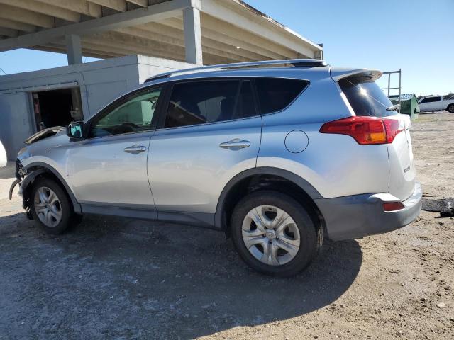 2T3ZFREV3EW116245 - 2014 TOYOTA RAV4 LE SILVER photo 2