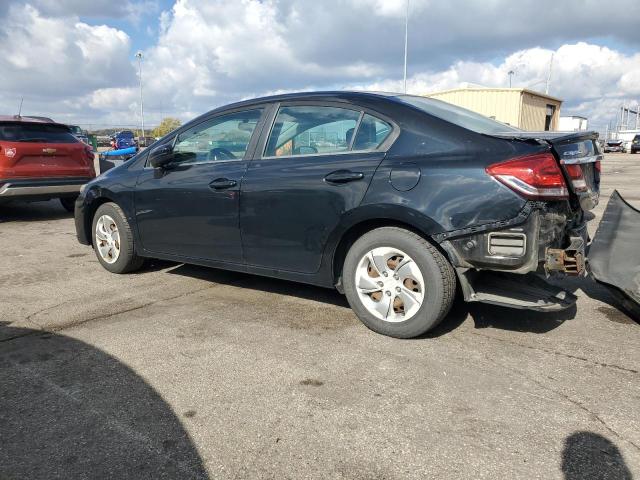 19XFB2F50FE080919 - 2015 HONDA CIVIC LX BLACK photo 2