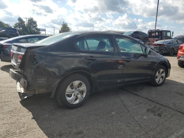 19XFB2F50FE080919 - 2015 HONDA CIVIC LX BLACK photo 3